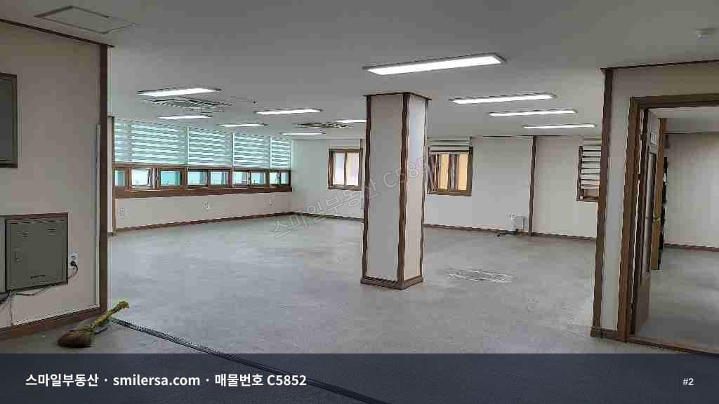 범천동 대로변 인테리어 완료 사무실, 광고효과 좋은 4층 56평대 썸네일 2