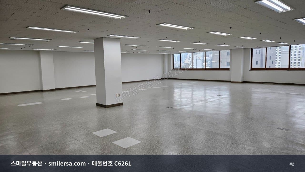서면1번가 복개로 대형 사무실, 주차 편리한 11층 118평 썸네일 2