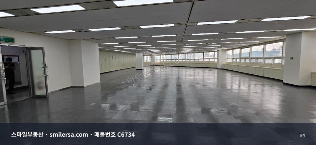 범일교차로 인근 대형 사무실, 역세권 고층 255평 규모 썸네일 4