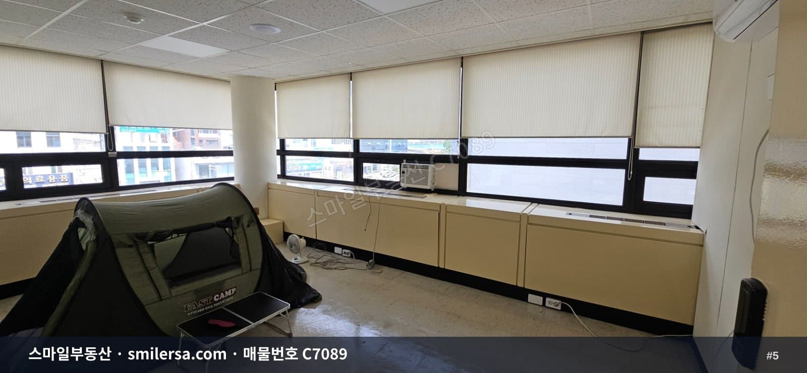 좌천삼거리 인근 전망 좋은 중형 사무실, 보증금 2천에 월 60만원 썸네일 5