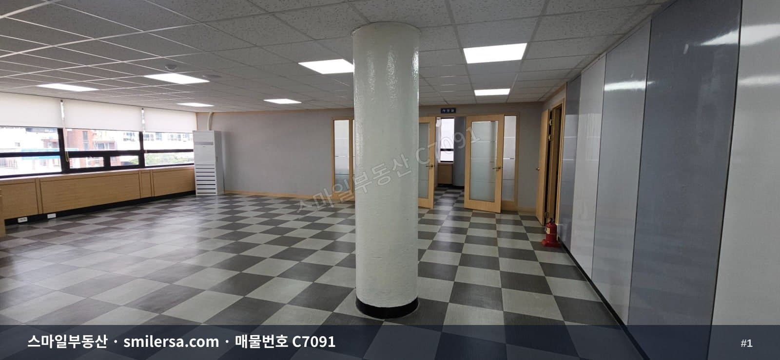 좌천삼거리 인근 전망 좋은 대형 사무실, 70평 월세 - 1