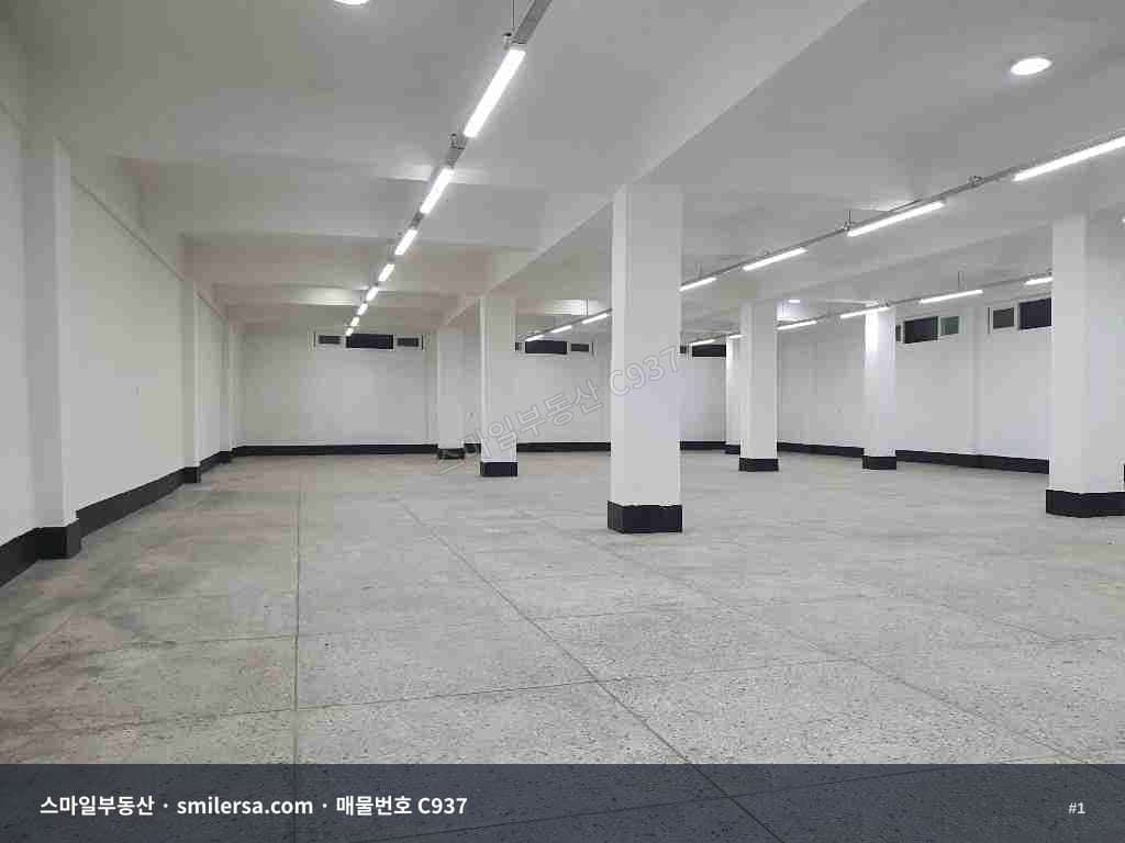 가야초 인근 지하 대형 상가, 75평 규모 월세 매물 - 1