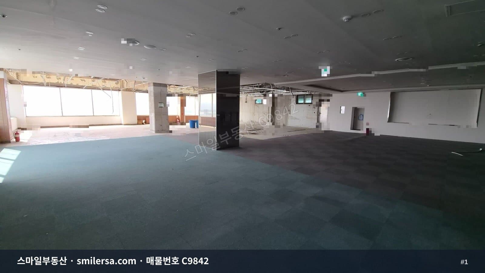 주차 편리한 대형사무실, 부산 사상구 모라동 상가 임대 - 1