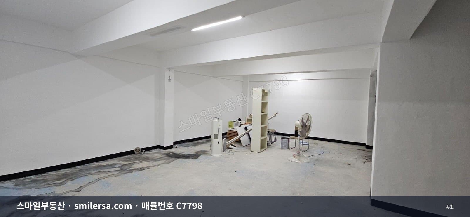 거제역·연산역 인근 지하 사무실 27평 월세 매물 - 1