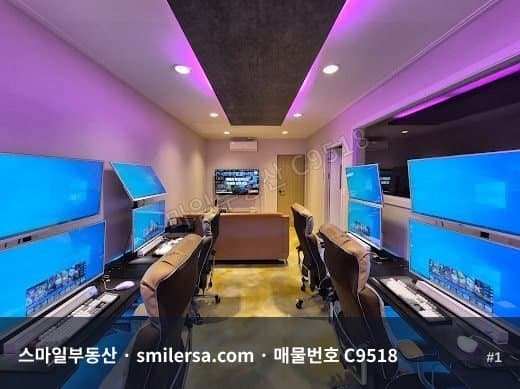 민락동 중형 사무실, 깔끔한 게임파티룸 시설로 즉시입주 - 1